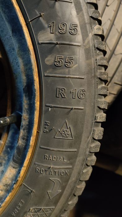 Vând anvelope de iarna Hankook și Kleber  195/55/R16