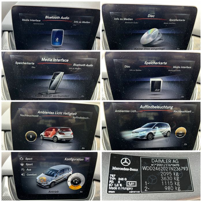 Mercedes-Benz B 200 D AMG 4-Matic, 128 500км!!! Пълна серв. история!