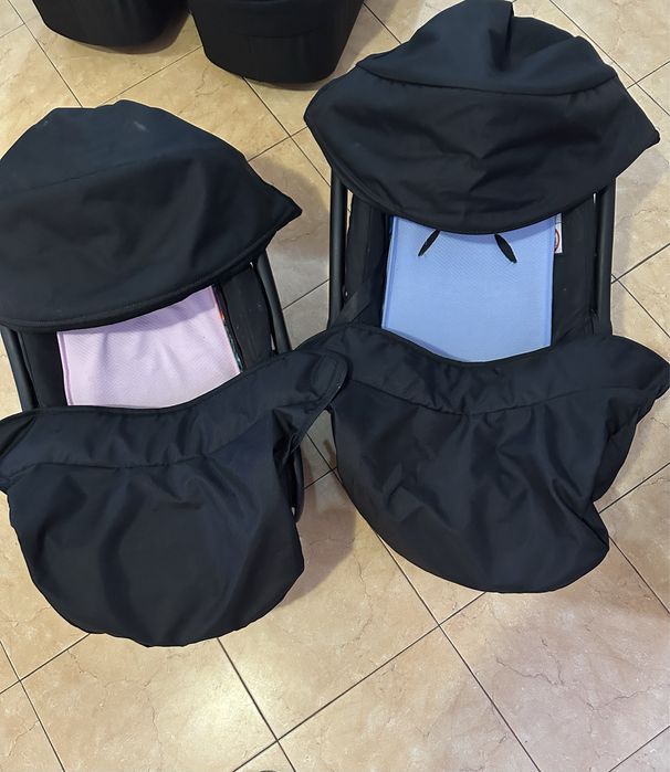 Двойна количка за близнаци 3 в 1 Dorjan