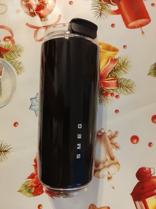 Smeg pahar termic 420 ml / negru