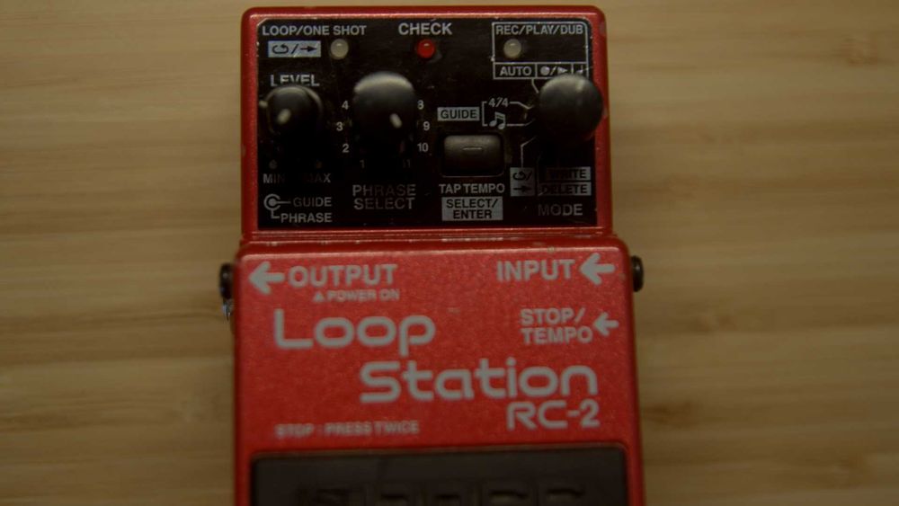 Pedala looper Boss RC-2
