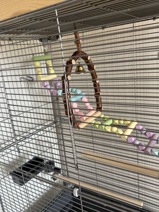 Клетка для попугая с манежом