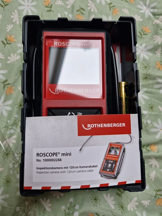 Mini camera inspectie video Rothenberger Roscope Mini, cablu 120 cm