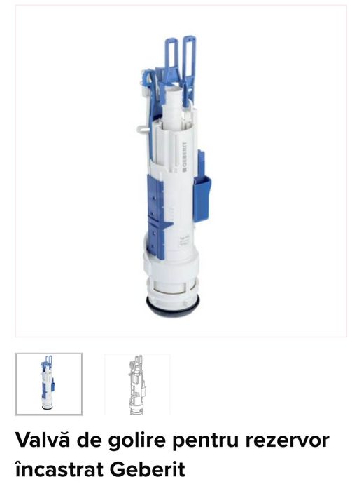 Valva golire geberit  cod  produs .244. 820 .00.1