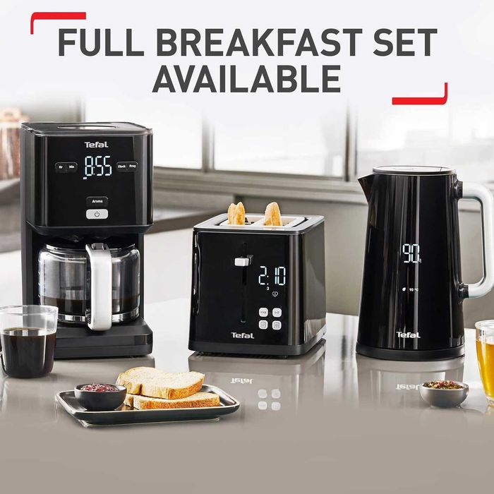 Програмируема филтърна кафемашина Tefal Smart'n Light CM600840/Черна, лек ДЕФЕКТ