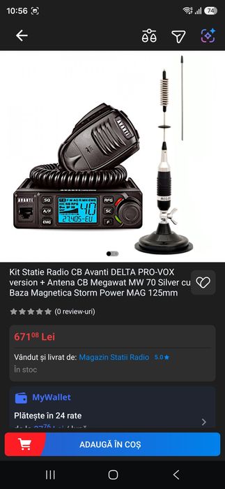 Stație radio CB Avanti DELTA PRO-VOX