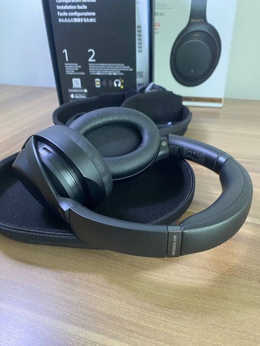 Stereo Headset Sony, Wireless, WH-1000X M3, Black, Desigilat