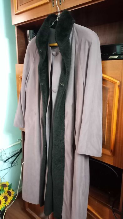 Palton dama, Mantou dublat cu stofa, model raglan - SUPORT Transport *