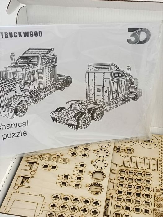 Пазлы 3d из дерева машина