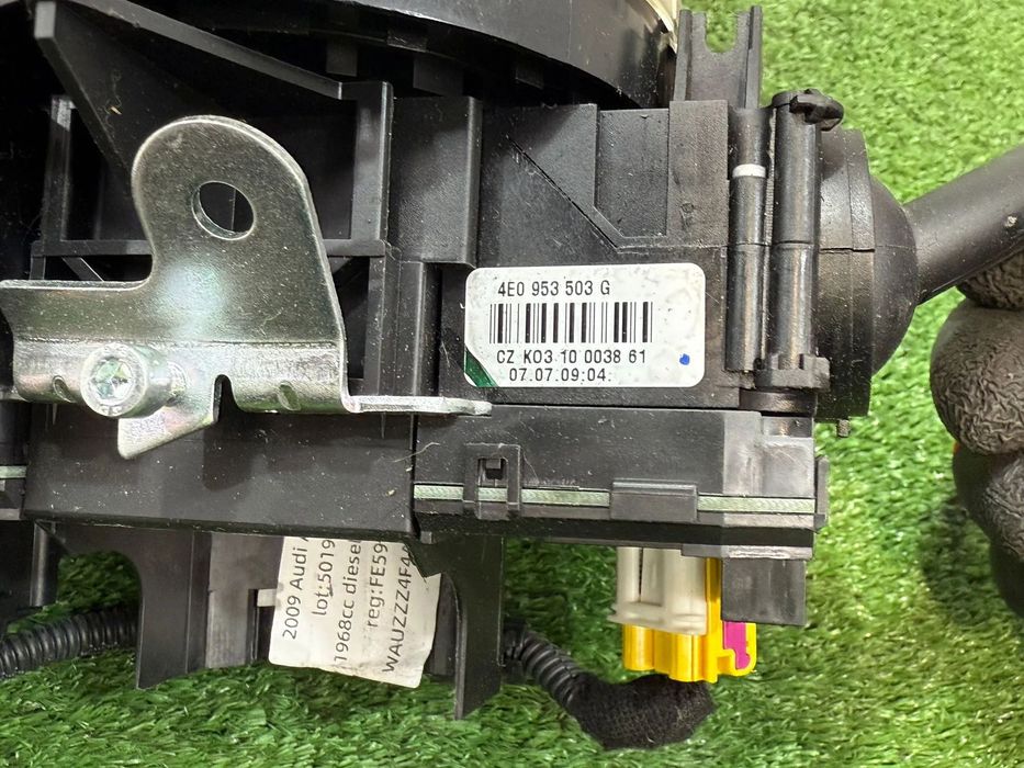 ANSAMBLU MANETE COMENZI VOLAN + SPIRĂ AUDI A6 C6 S LINE 2.0 DIESEL 2009 COD OEM 4E0953503G 4F0953549D 4F0910549A 4E0953521B 2006-2010