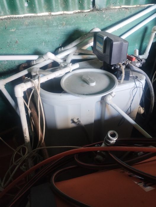 Cazan Viadrus 7 elemenți, puffer, boiler si stație dedurizare