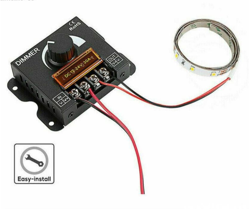 Variator tensiune 12V 24V DC 30A