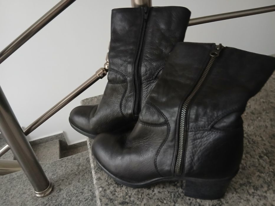 Дамски  топли боти с цип