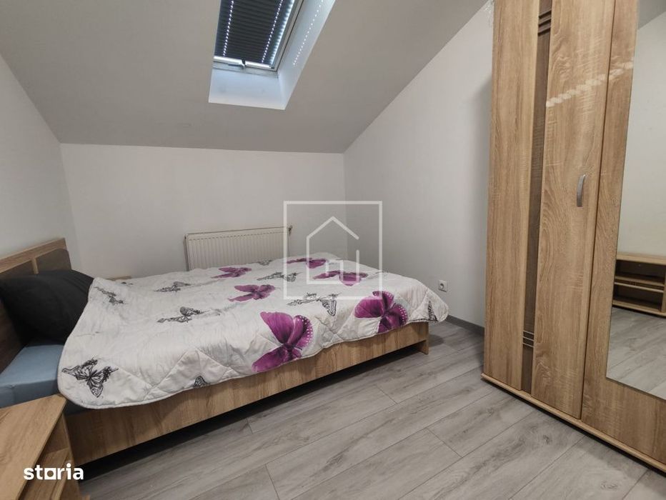 Apartament+extindere mansarda mobilate,renovate, 5 camere,etaj 3, 102