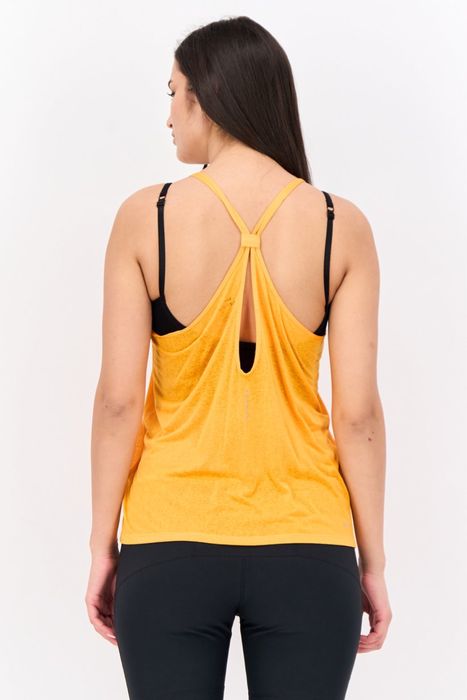 топ nike Women Dri Fit Sleeveless Running Tank Top, Orange
