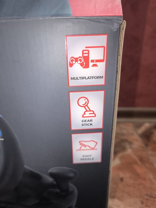 Геймърски волан с педали