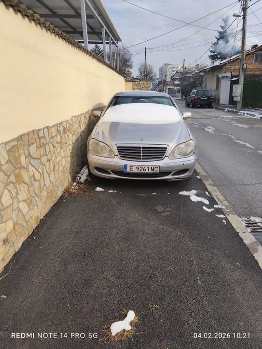 Мерцедес S500 на части