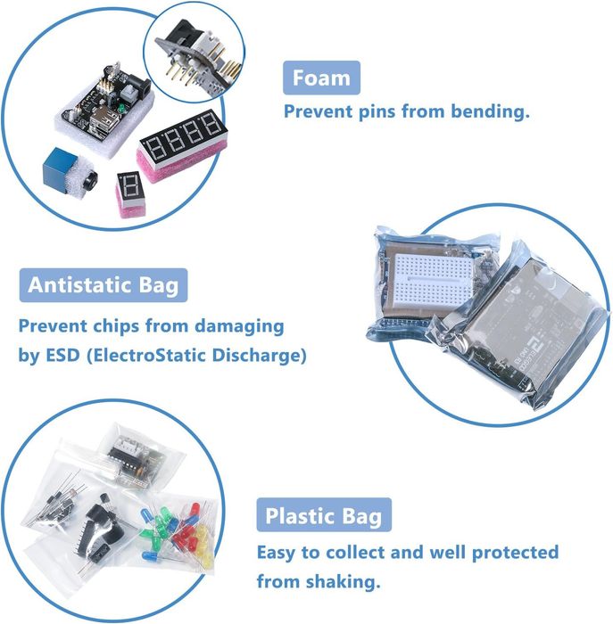 Nou,sigilat kit Arduino uno R3 cu senzori și telecomanda