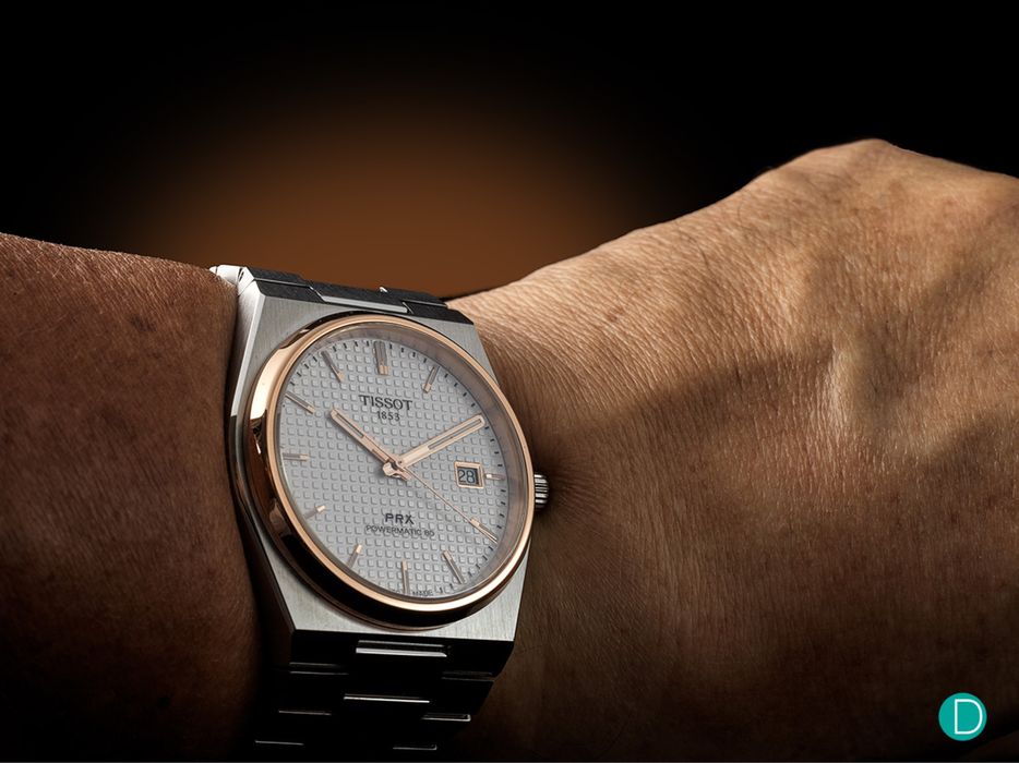 Tissot prx White gold