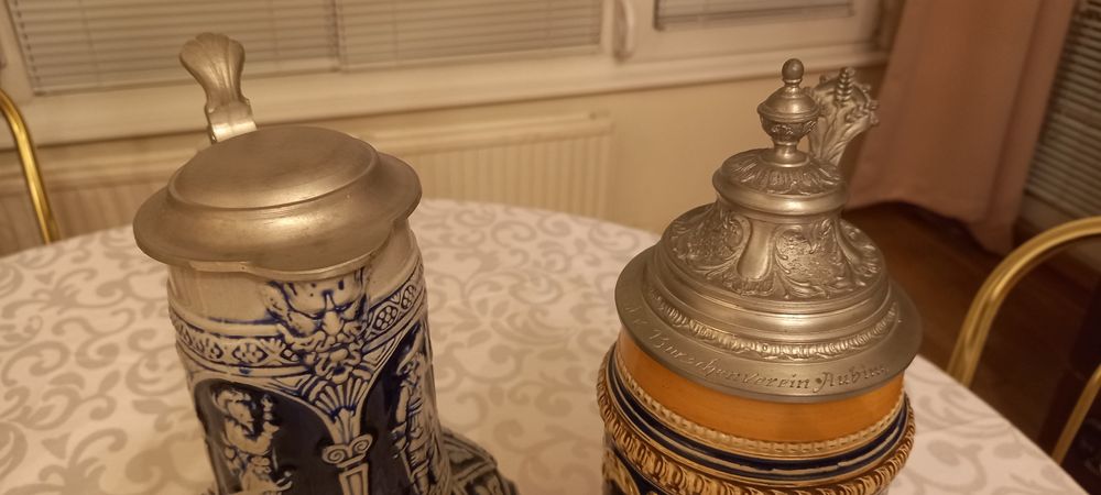 Vintage. Нови. Великолепна кана 1,5 л. и Рисувана халба 1 л.