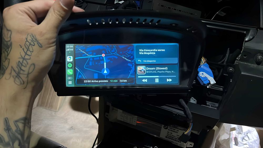 Гаранция! Висококачествен Carplay и Android Auto за BMW CCC E60 E90