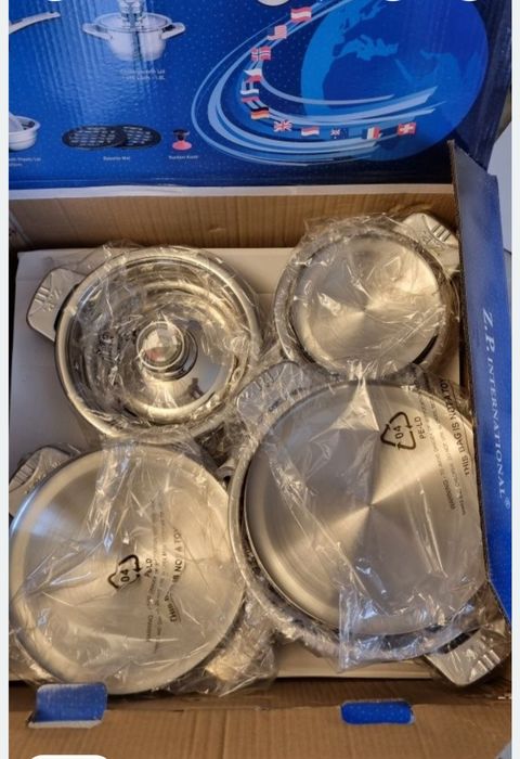 Set de oale din inox nou- 16 piese