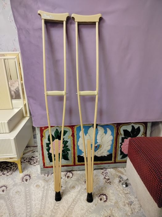 Костыли почти не пользовались