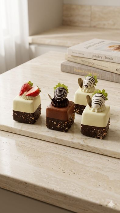 Набор муляжей пирожных