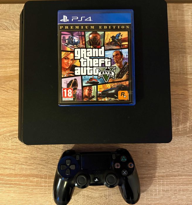 [ PS4 + GTA 5 > PlayStation 4 Slim с диск GTA V