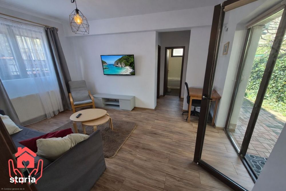 EMINESCU (metrou OBOR)-2 camere cu curte 50 mp, 2 parcari, ideal telem