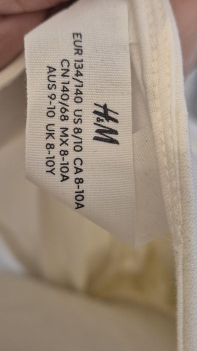 Rochiță alba ivory  fete 2 3 8 10 ani