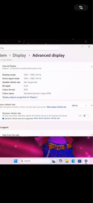 Laptop Gaming MSI GF63,16gb ram, 144Hz, GTX1650, ssd