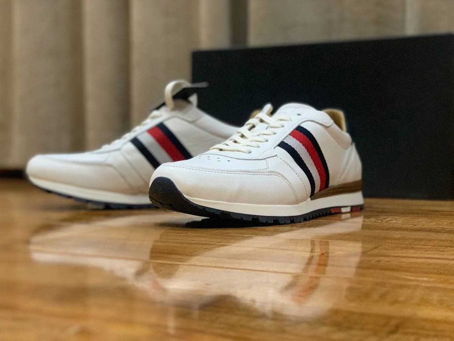 Tommy Hilfiger мужские кожаные кроссовки Размер 44