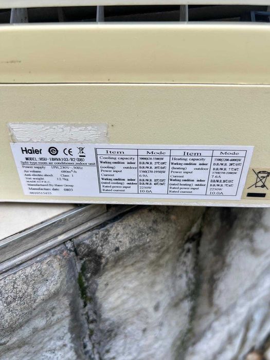 Clima Inverter Haier 18000 BTU