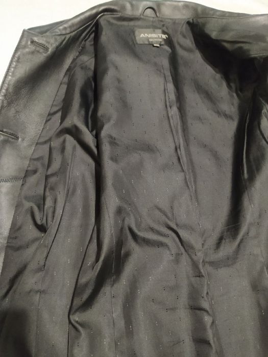 Плащ кожаный женский