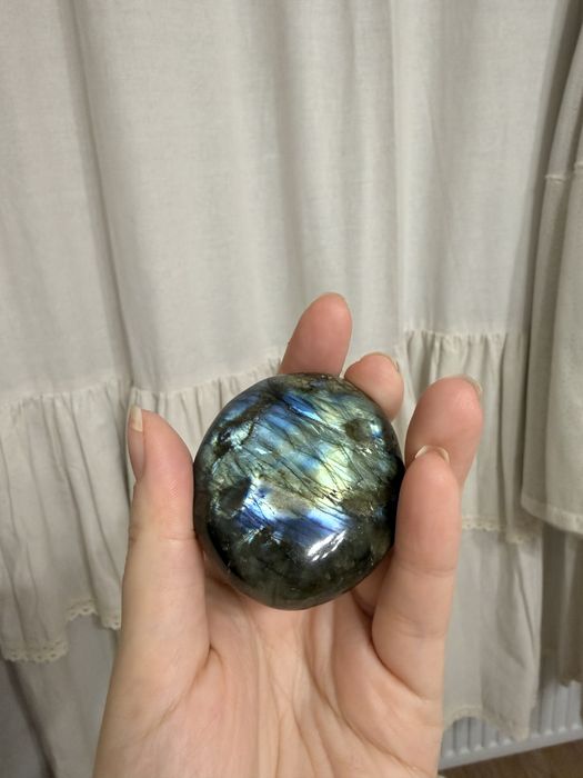 Лабродорит камень для палминга, healing stone