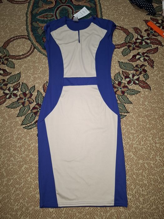 Комбинированное платье.