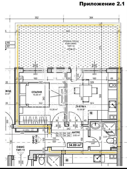 Продава се Двустаен апартамент в Варна, м-т Траката - 53 кв.м за 1659 €/кв.м - Снимка #8