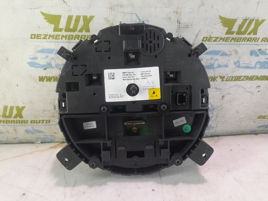 Ceas bord 923243002 Mini Cooper R56 (2006 - 2015)