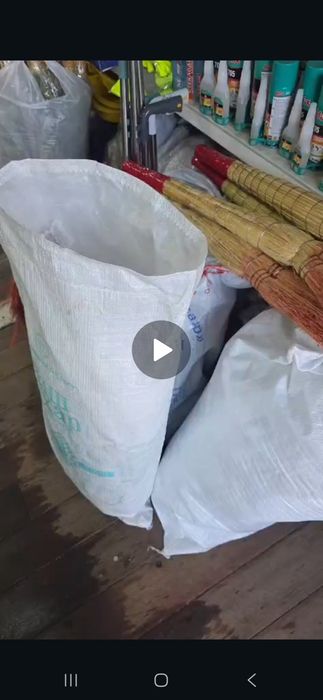 Продам мешок белый 50кг бу хороший качество