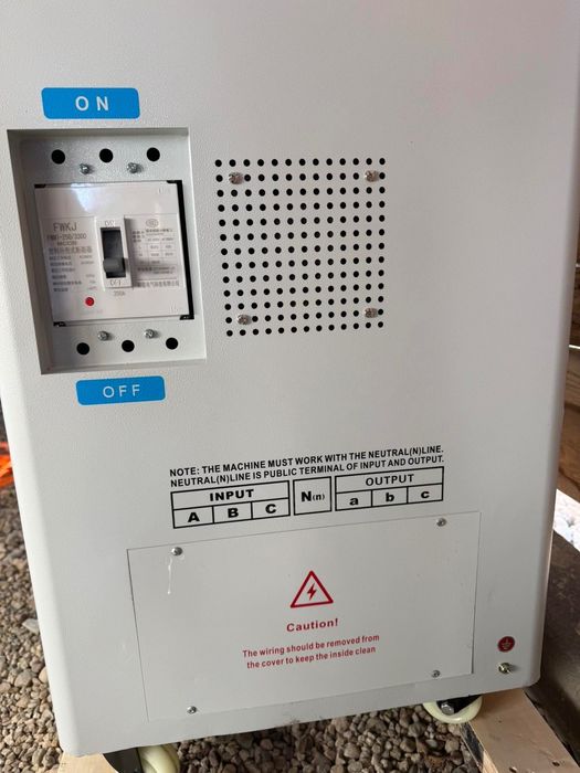 Нов стабилизатор трифазен 80 KVA