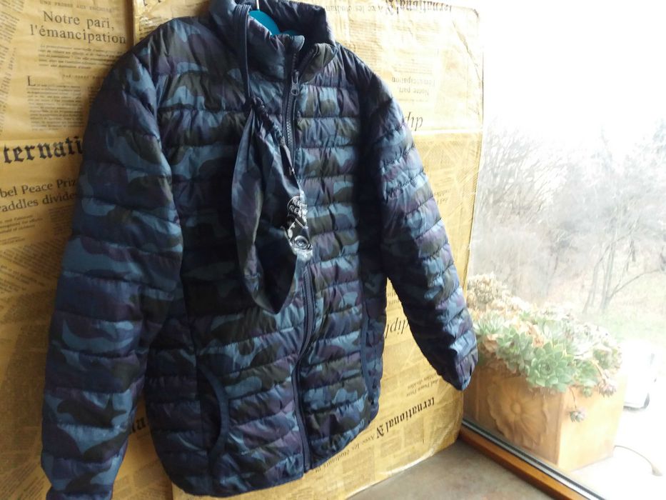 тънко пухено яке за 11 год-гъши пух