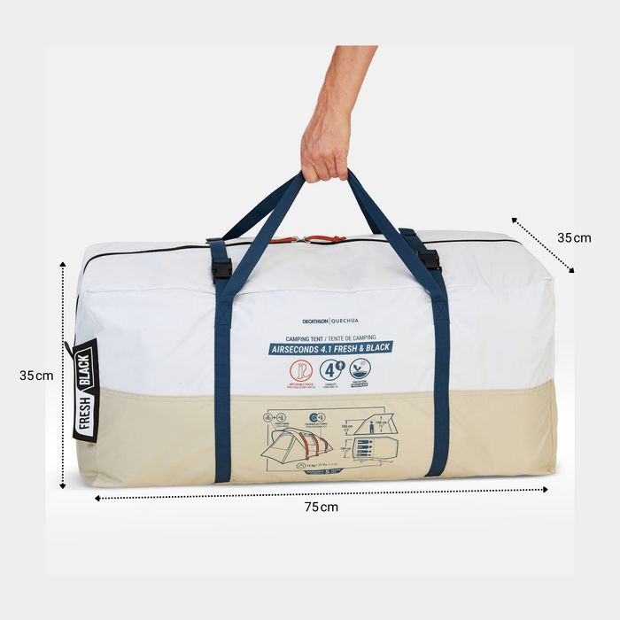 Cort camping gonflabil 4 persoane Air - produs resigilat Decathlon
