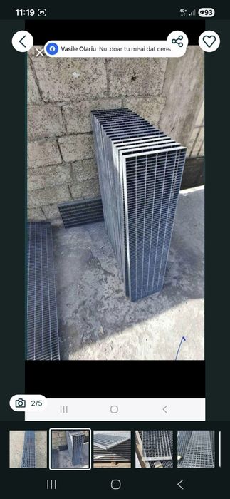 Trepte zincate galvanizate