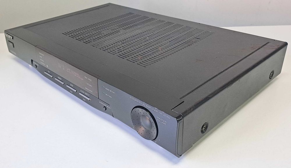 Amplificator Slim Sony TA-VE150 Bass Boost 5.1 CH Input Sub Out Negru