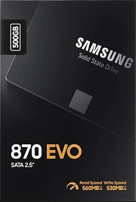 Samsung SSD EVO 870 2,5’ 500gb