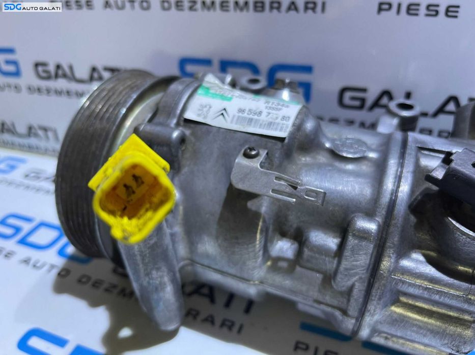Compresor AC Clima Aer Conditionat Peugeot 207 1.6 HDI 2006 - 2012 Cod 9659875780 [G0069]