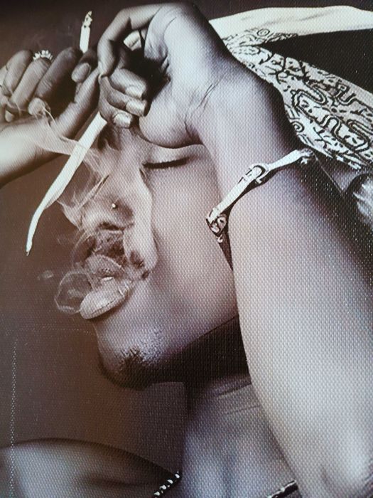 Poster pe material textil cu 2Pac