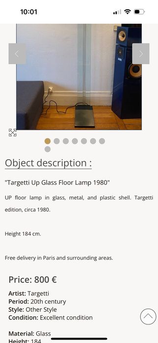 Lampă de podea Targetti