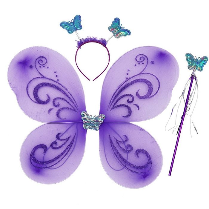 Крылья бабочки не светящиеся